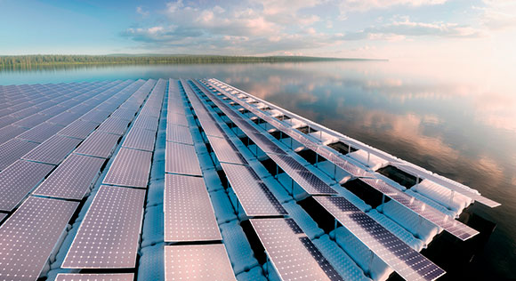 Floating PV plant Top Cable Topsolar