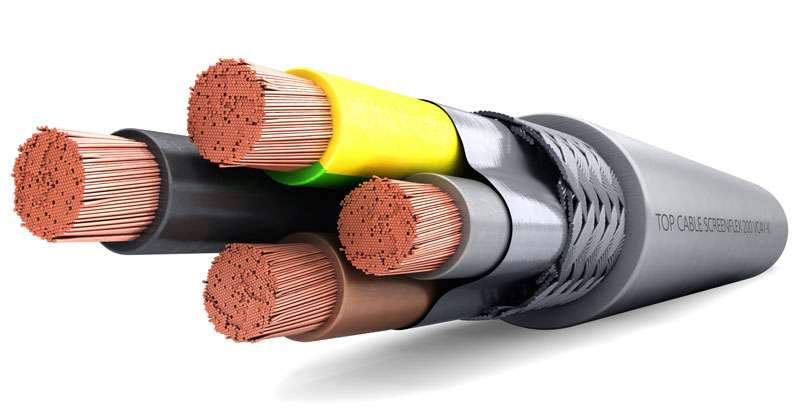 CABLE SCREENFLEX 200 VC4V-K de Top Cable